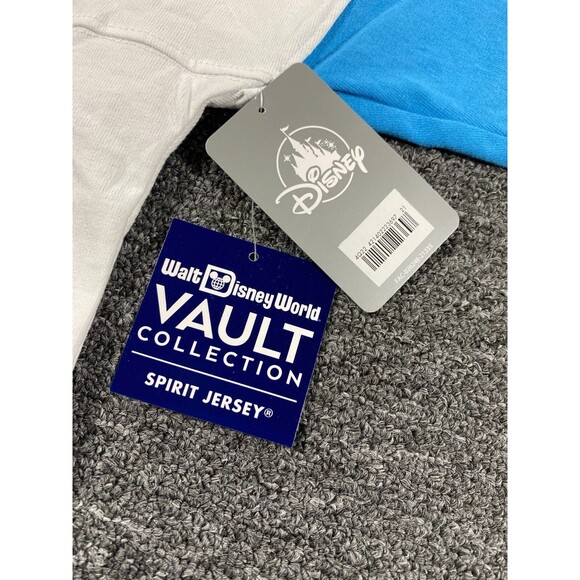 Spirit Jersey Disney World Castle Small Blue Yellow Adult Mens Womens Small - Picture 13 of 16